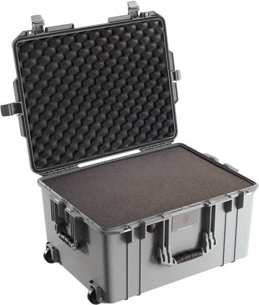 Pelican Products, Inc. - 18-51/64" Wide x 13-1/4" High, Aircase w/Foam - Silver - Americas Industrial Supply