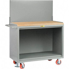 Little Giant - 3,600 Lb Capacity Mobile Service Bench - 53" Wide x 24" Deep x 43" High, Steel, Gray - Americas Industrial Supply