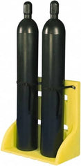 Enpac - Gas Cylinder Carts, Racks, Stands & Holders Type: Two Cylinder Wall/Floor Stand Fits Cylinder Diameter: 11-3/8 (Inch) - Americas Industrial Supply