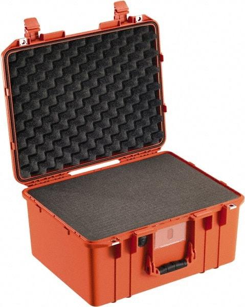 Pelican Products, Inc. - 15-51/64" Wide x 10-1/2" High, Aircase w/Foam - Orange - Americas Industrial Supply