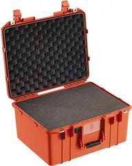 Pelican Products, Inc. - 15-51/64" Wide x 10-1/2" High, Aircase w/Foam - Orange - Americas Industrial Supply