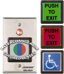 Securitron - Electromagnet Lock Accessory - Momentary Push Button - Request to Exit - Americas Industrial Supply