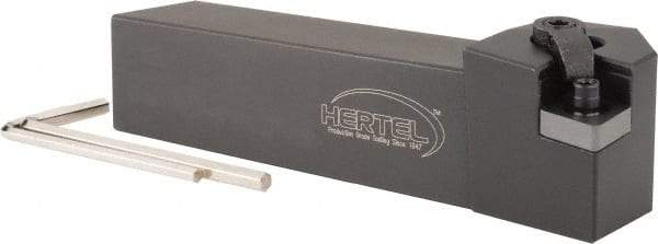 Hertel - MCLN, Left Hand Cut, 1-1/4" Shank Height x 1-1/4" Shank Width, Negative Rake Indexable Turning Toolholder - 6" OAL, CN..432 Insert Compatibility, Series Multi-Option - Americas Industrial Supply