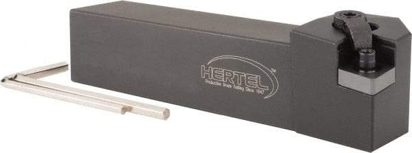 Hertel - MCLN, Left Hand Cut, 1" Shank Height x 1" Shank Width, Negative Rake Indexable Turning Toolholder - 5" OAL, CN..432 Insert Compatibility, Series Multi-Option - Americas Industrial Supply