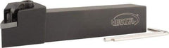 Hertel - MDJN, Left Hand Cut, 1-1/4" Shank Height x 1-1/4" Shank Width, Negative Rake Indexable Turning Toolholder - 6" OAL, DN..432 Insert Compatibility, Series Multi-Option - Americas Industrial Supply