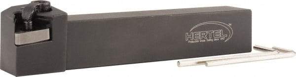 Hertel - MTJN, Right Hand Cut, 5/8" Shank Height x 5/8" Shank Width, Negative Rake Indexable Turning Toolholder - 4-1/2" OAL, TN..332 Insert Compatibility, Series Multi-Option - Americas Industrial Supply