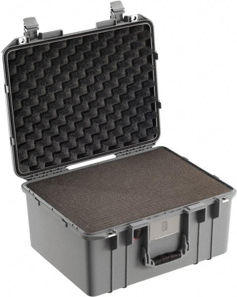Pelican Products, Inc. - 15-51/64" Wide x 10-1/2" High, Aircase w/Foam - Silver - Americas Industrial Supply