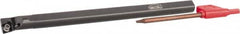 Hertel - 0.48" Min Bore Diam, 6" OAL, 3/8" Shank Diam, A06SCFPR2 Indexable Boring Bar - 1-1/8" Max Bore Depth, CP.. 21.51 Insert, Screw-On Holding Method - Americas Industrial Supply