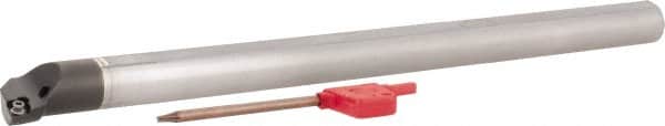 Hertel - 0.77" Min Bore Diam, 10" OAL, 5/8" Shank Diam, E10SCLPR2 Indexable Boring Bar - 3-3/4" Max Bore Depth, CP.. 32.52 Insert, Screw-On Holding Method - Americas Industrial Supply