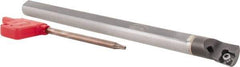 Hertel - 0.48" Min Bore Diam, 6" OAL, 3/8" Shank Diam, E06SCLPL2 Indexable Boring Bar - 2-1/4" Max Bore Depth, CP.. Insert, Screw-On Holding Method - Americas Industrial Supply
