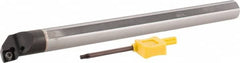 Hertel - 0.93" Min Bore Diam, 10" OAL, 3/4" Shank Diam, E12SCLPR3 Indexable Boring Bar - 4-1/2" Max Bore Depth, CP.. 32.52 Insert, Screw-On Holding Method - Americas Industrial Supply