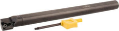 Hertel - 0.48" Min Bore Diam, 6" OAL, 3/8" Shank Diam, A06SWLCR2 Indexable Boring Bar - 1-1/8" Max Bore Depth, WP..1.51.21 Insert, Screw-On Holding Method - Americas Industrial Supply