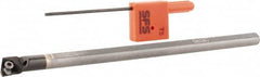 Hertel - 3/5" Min Bore Diam, 8" OAL, 1/2" Shank Diam, E08STLPR2 Indexable Boring Bar - 3" Max Bore Depth, TP.. 21.51 Insert, Screw-On Holding Method - Americas Industrial Supply