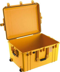 Pelican Products, Inc. - 20-21/32" Wide x 14-7/8" High, Aircase w/Wheels - Yellow - Americas Industrial Supply