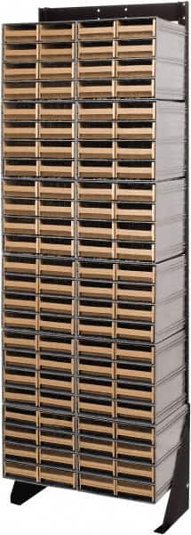 Quantum Storage - 96 Drawer, 96 Compartment, Small Parts Drawer Cabinet System - 11-3/8" Deep x 23-1/2" Wide x 70" High - Americas Industrial Supply