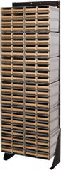 Quantum Storage - 96 Drawer, 96 Compartment, Small Parts Drawer Cabinet System - 11-3/8" Deep x 23-1/2" Wide x 70" High - Americas Industrial Supply