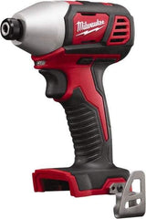 Milwaukee Tool - 18 Volt, 1/4" Drive, 125 Ft/Lb Torque, Cordless Impact Driver - Pistol Grip Handle, 2750 RPM, Lithium-Ion, Bare Tool - Americas Industrial Supply