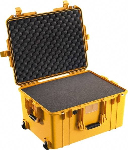 Pelican Products, Inc. - 18-51/64" Wide x 13-1/4" High, Aircase w/Foam - Yellow - Americas Industrial Supply