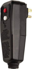Tower - 1 Outlet, 125 Volt, 15 Amp, Black, Right Angle GFCI Plug - 1-15P NEMA Configuration, cUL, UL File E174279 - Americas Industrial Supply
