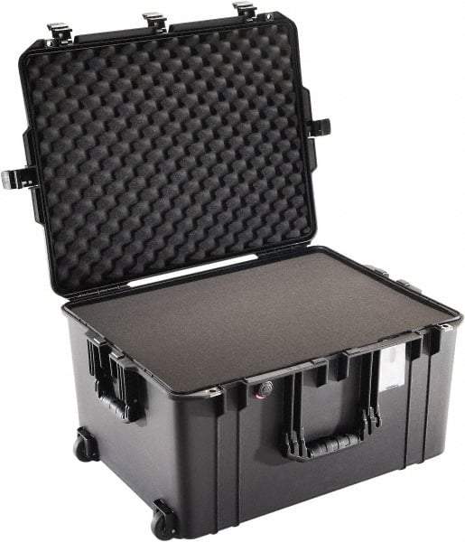 Pelican Products, Inc. - 20-21/32" Wide x 14-7/8" High, Aircase w/Foam & Wheels - Black - Americas Industrial Supply