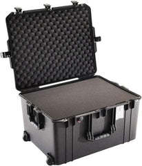 Pelican Products, Inc. - 20-21/32" Wide x 14-7/8" High, Aircase w/Foam & Wheels - Black - Americas Industrial Supply