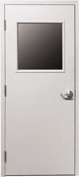 Portafab - 3' Wide x 7' High, Swing Door for Temporary Structures - Americas Industrial Supply
