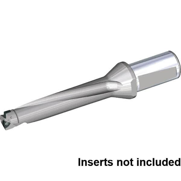 Kennametal - 10.8268" Max Drill Depth, 5xD, 2-1/6" Diam, Indexable Insert Drill - 2 Inserts, 50mm Shank Diam, Whistle Notch Shank - Americas Industrial Supply