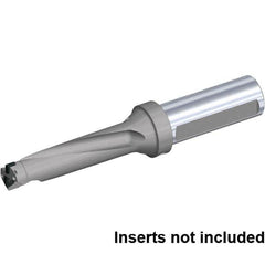 Kennametal - 4" Max Drill Depth, 4xD, 1" Diam, Indexable Insert Drill - 2 Inserts, 1-1/4" Shank Diam, Flange Shank - Americas Industrial Supply