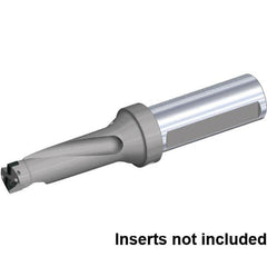 Kennametal - 2.343" Max Drill Depth, 3xD, 25/32" Diam, Indexable Insert Drill - 2 Inserts, 1" Shank Diam, Flange Shank - Americas Industrial Supply