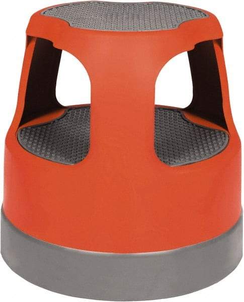 Cramer - 14-1/2" High, Red Scooter Stool - High Density Plastic, 300 Lb Capacity, Type IA Industry Rating - Americas Industrial Supply