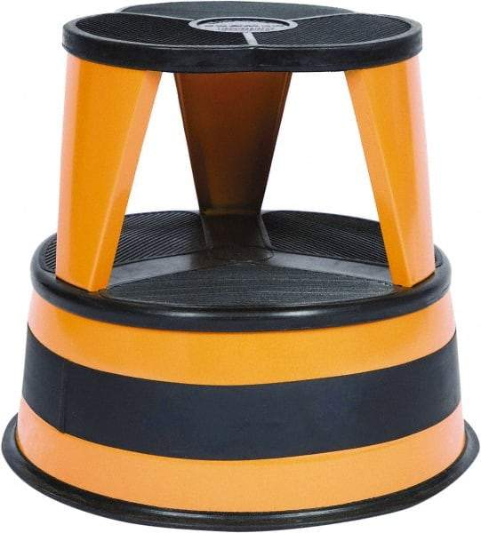 Cramer - 14-1/2" High, Orange Step Stool - Steel, 350 Lb Capacity, Type 1AA Industry Rating - Americas Industrial Supply