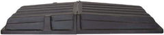 Wesco Industrial Products - 71-1/2" Long x 33-1/8" Wide x 7-1/4" High, Black Plastic Tilt Truck Lid - Use with Wesco 272581, 272582, 272583, 272584, 272585 - Americas Industrial Supply