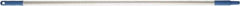 Vikan - 52 x 1" Aluminum Squeegee Handle - European Threaded Connection, Blue - Americas Industrial Supply