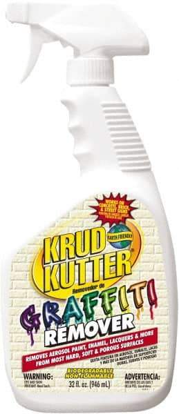 Krud Kutter - 32 oz Spray Bottle Graffiti/Vandal Mark Remover - VOC Content g/L 614, Removes Graffiti - Americas Industrial Supply