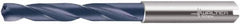 Walter-Titex - 0.504" 140° Solid Carbide Jobber Drill - TiAlN Finish, Right Hand Cut, Spiral Flute, Whistle Notch Shank, 4.8819" OAL, Special Type Point - Americas Industrial Supply