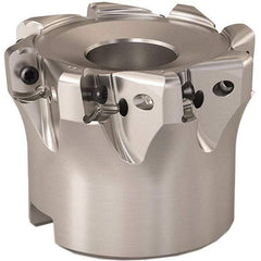 Seco - 52mm Cut Diam, 0.9mm Max Depth, 0.8661" Arbor Hole, 8 Inserts, LOHT06 Insert Style, Indexable Copy Face Mill - R220.21 Cutter Style, 1.5748 High, Series Doubleoctomill - Americas Industrial Supply