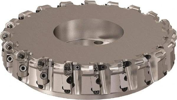 Seco - 12.52" Cut Diam, 6mm Max Depth, 2-1/2" Arbor Hole, 20 Inserts, ONMU09 Insert Style, Indexable Copy Face Mill - R220.48 Cutter Style, 3.1496 High, Series Doubleoctomill - Americas Industrial Supply