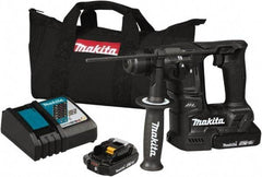 Makita - 18 Volt 11/16" SDS Plus Chuck Cordless Rotary Hammer - 0 to 4,800 BPM, 0 to 680 RPM, Reversible - Americas Industrial Supply