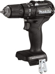 Makita - 18 Volt 1/2" Keyless Chuck Cordless Hammer Drill - 0 to 25,500 BPM, 0 to 1,700 RPM, Reversible - Americas Industrial Supply