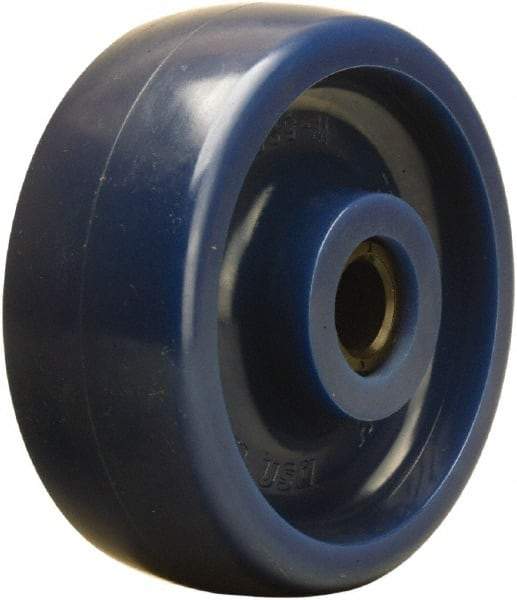 Hamilton - 5 Inch Diameter x 2 Inch Wide, Polyurethane Caster Wheel - 900 Lb. Capacity, 2-3/16 Inch Hub Length, 1/2 Inch Axle Diameter, Straight Roller Bearing - Americas Industrial Supply