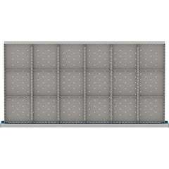 LISTA - 18-Compartment Drawer Divider Layout for 3.15" High Drawers - Americas Industrial Supply