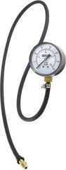 General - 2-1/2" Dial, 3/8 Thread, 0-35 Scale Range, Pressure Gauge - Thread Connection Mount, Accurate to ±1.5% of Full-Scale Range of Scale - Americas Industrial Supply
