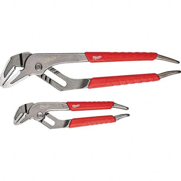 Milwaukee Tool - Plier Sets Set Type: Straight Jaw Pliers Number of Pieces: 2 - Americas Industrial Supply
