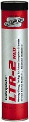 Lubriplate - 14.5 oz Cartridge Lithium Extreme Pressure Grease - Red, Extreme Pressure & High Temperature, 400°F Max Temp, NLGIG 2, - Americas Industrial Supply