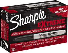 Sharpie - Black Permanent Marker - Fine Felt Tip, AP Nontoxic Ink - Americas Industrial Supply