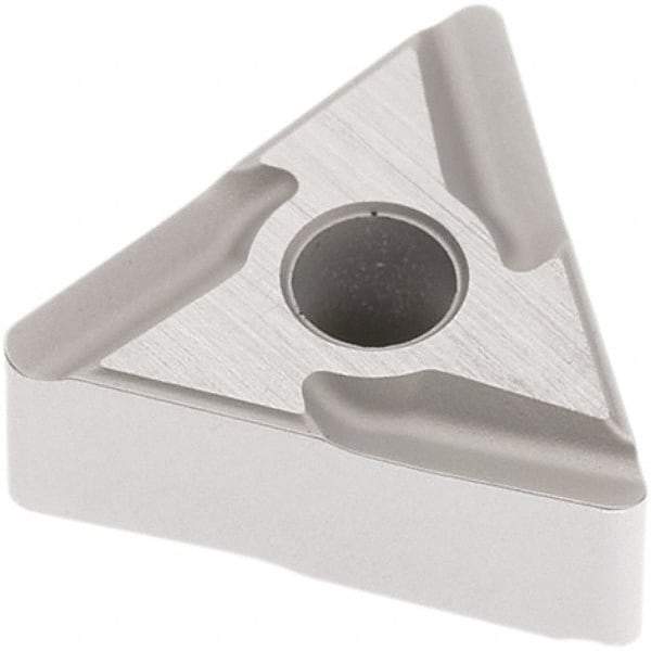 Seco - TNMG331 L-UX Grade TP2501 Carbide Turning Insert - Al2O3 Finish, 60° Triangle, 3/8" Inscr Circle, 3/16" Thick, 1/64" Corner Radius - Americas Industrial Supply