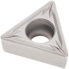 Seco - TCMT32.51 MF2 Grade TP2501 Carbide Turning Insert - Al2O3 Finish, 60° Triangle, 3/8" Inscr Circle, 5/32" Thick, 1/64" Corner Radius - Americas Industrial Supply