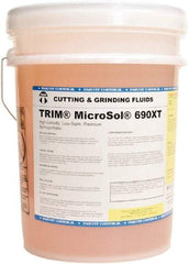 Master Fluid Solutions - Trim MicroSol 690XT, 5 Gal Pail Cutting & Grinding Fluid - Semisynthetic, For Machining - Americas Industrial Supply