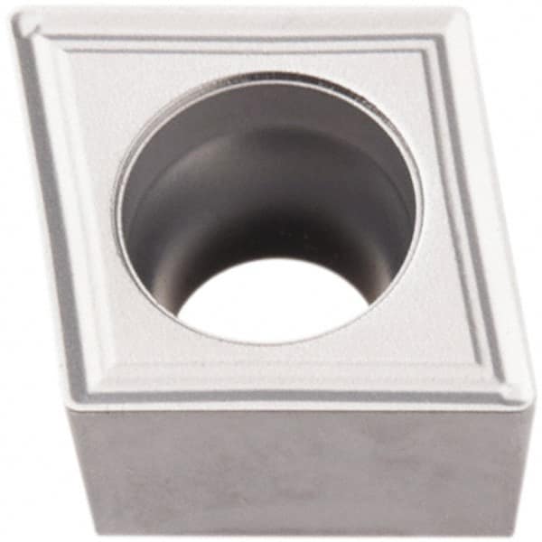 Seco - CCMT32.51 M3 Grade TP2501 Carbide Turning Insert - Al2O3 Finish, 80° Diamond, 3/8" Inscr Circle, 5/32" Thick, 1/64" Corner Radius - Americas Industrial Supply