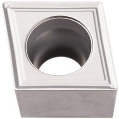 Seco - CCMT32.51 M3 Grade TP2501 Carbide Turning Insert - Al2O3 Finish, 80° Diamond, 3/8" Inscr Circle, 5/32" Thick, 1/64" Corner Radius - Americas Industrial Supply